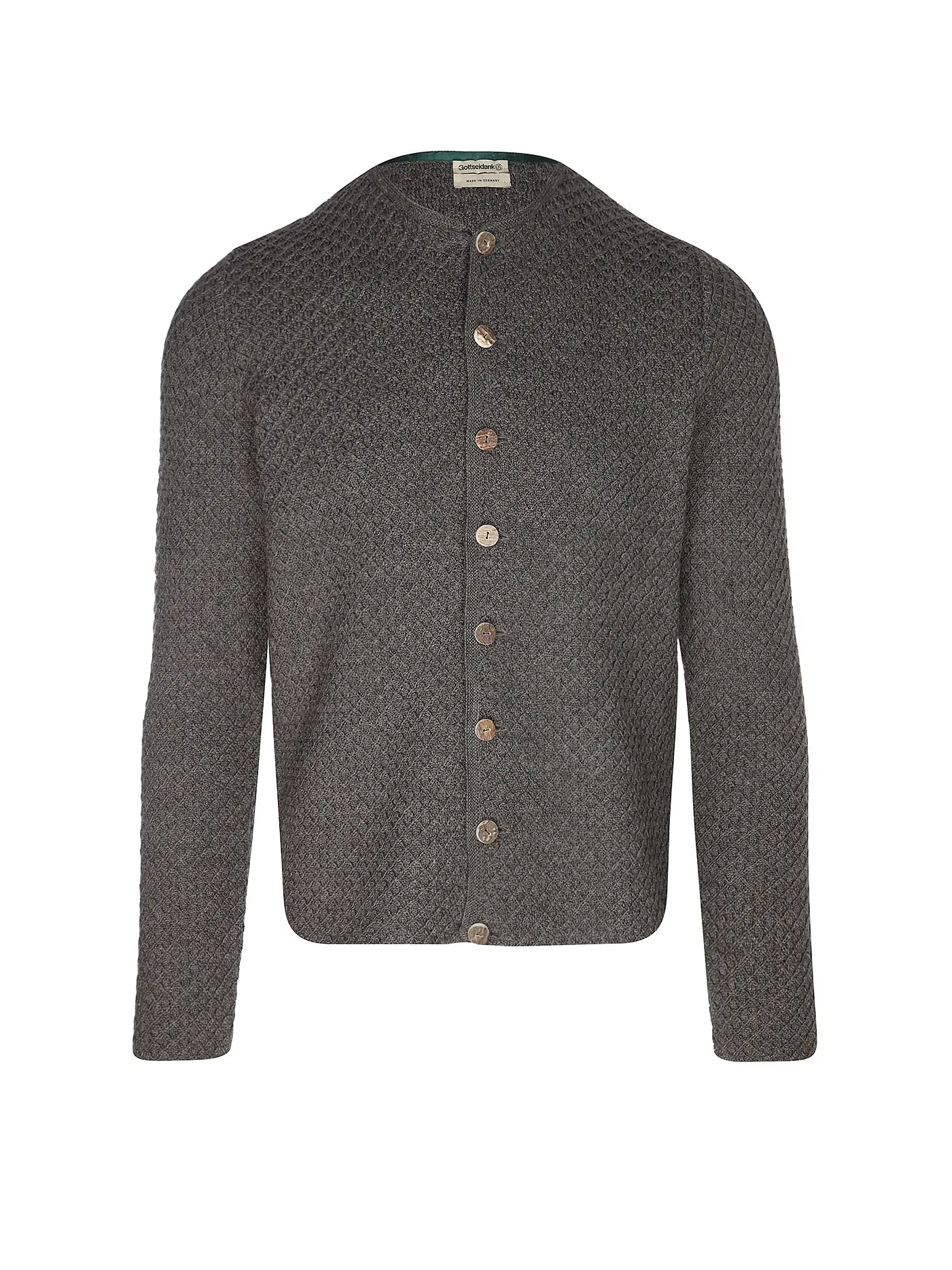 GOTTSEIDANK | Trachten Strickjacke XAVER | blau